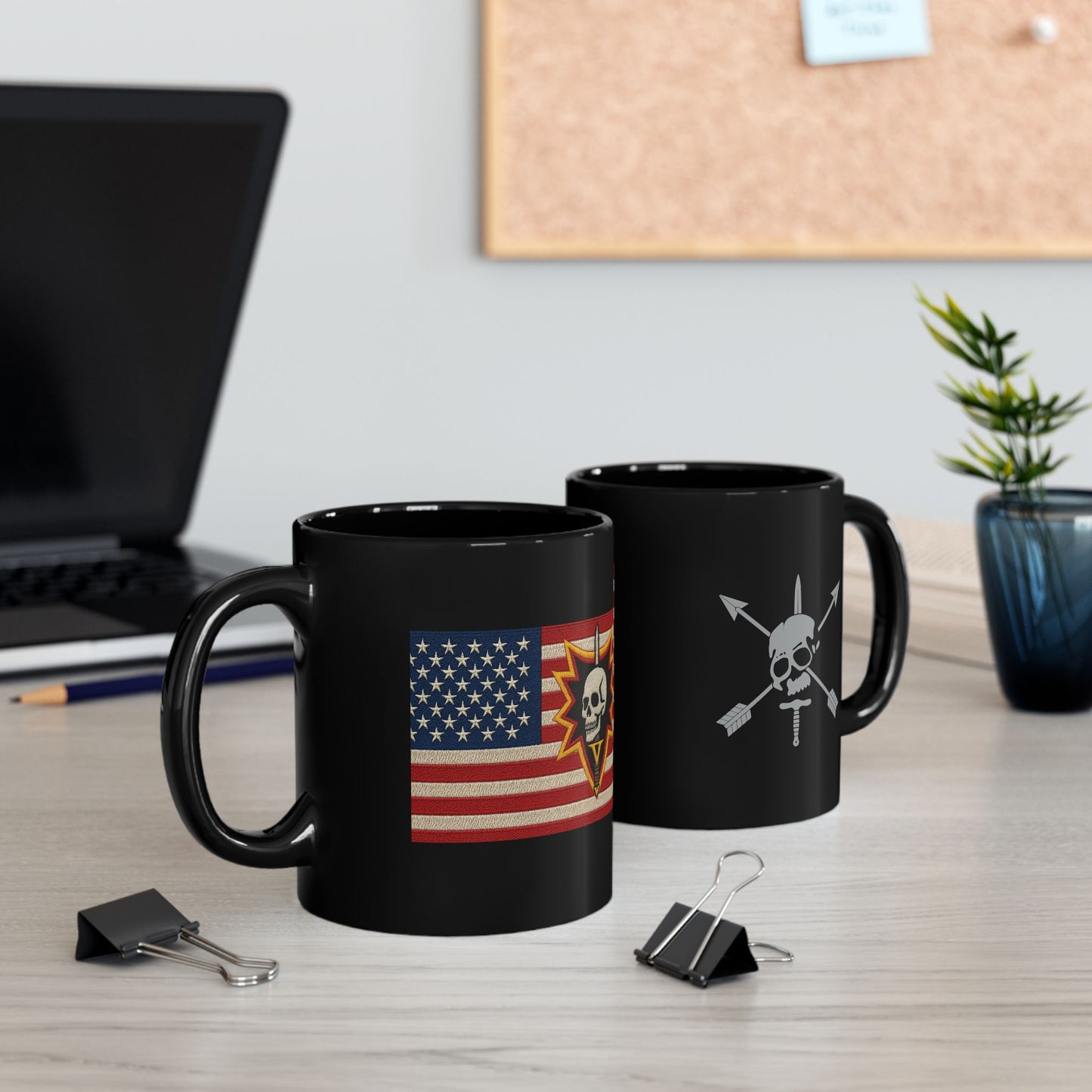 Nous Defions (Blue Light) 2 Coffee Mug