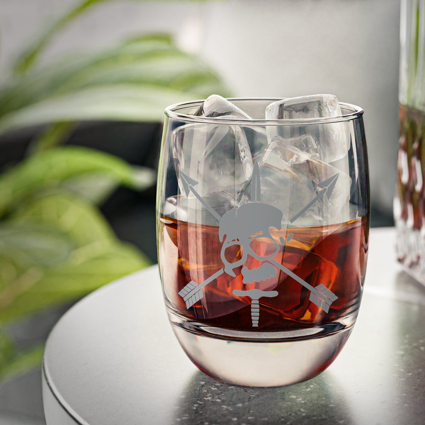 Nous Defions (CIF) Whiskey Glass