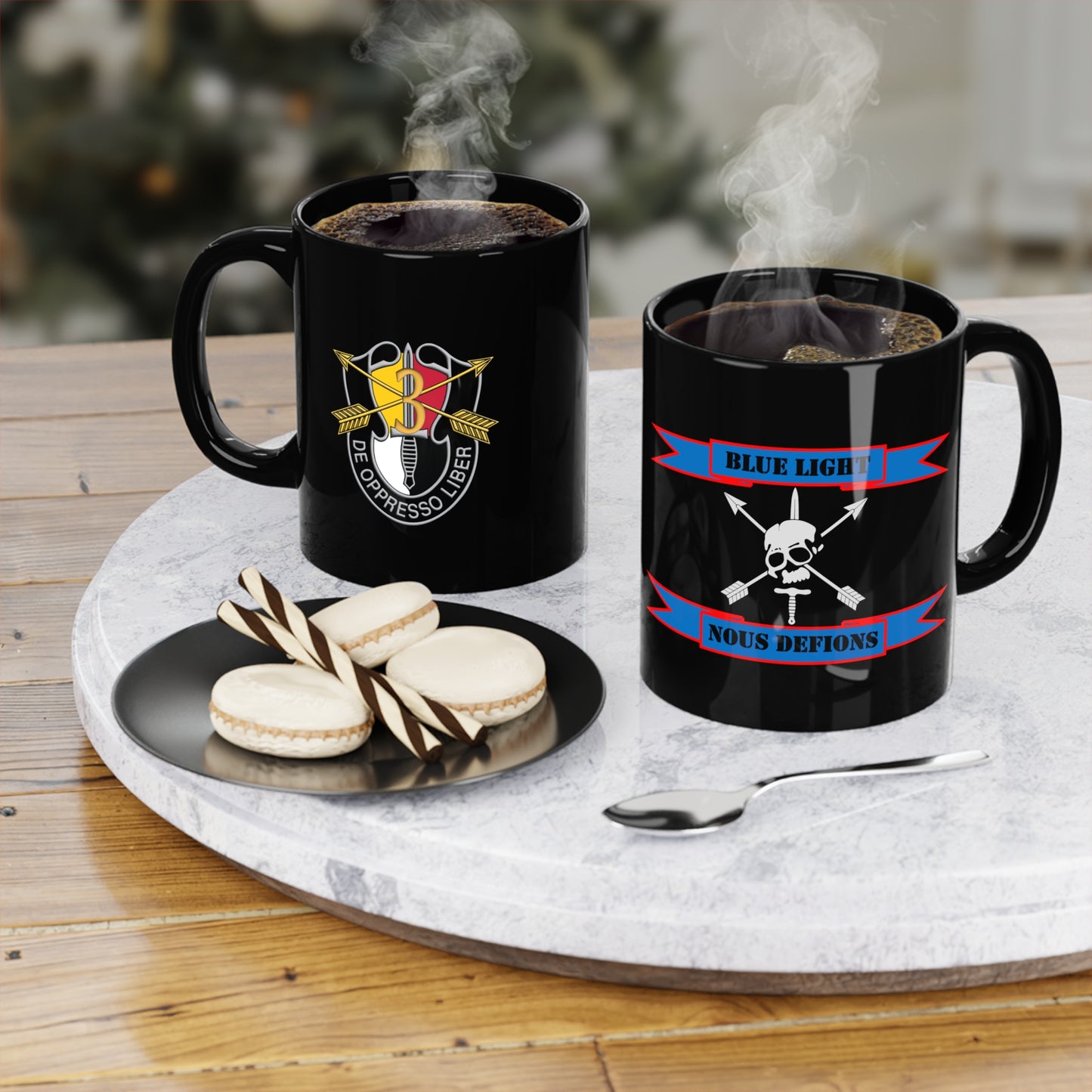 3rd SFG Nous Defions (Blue Light) Mug