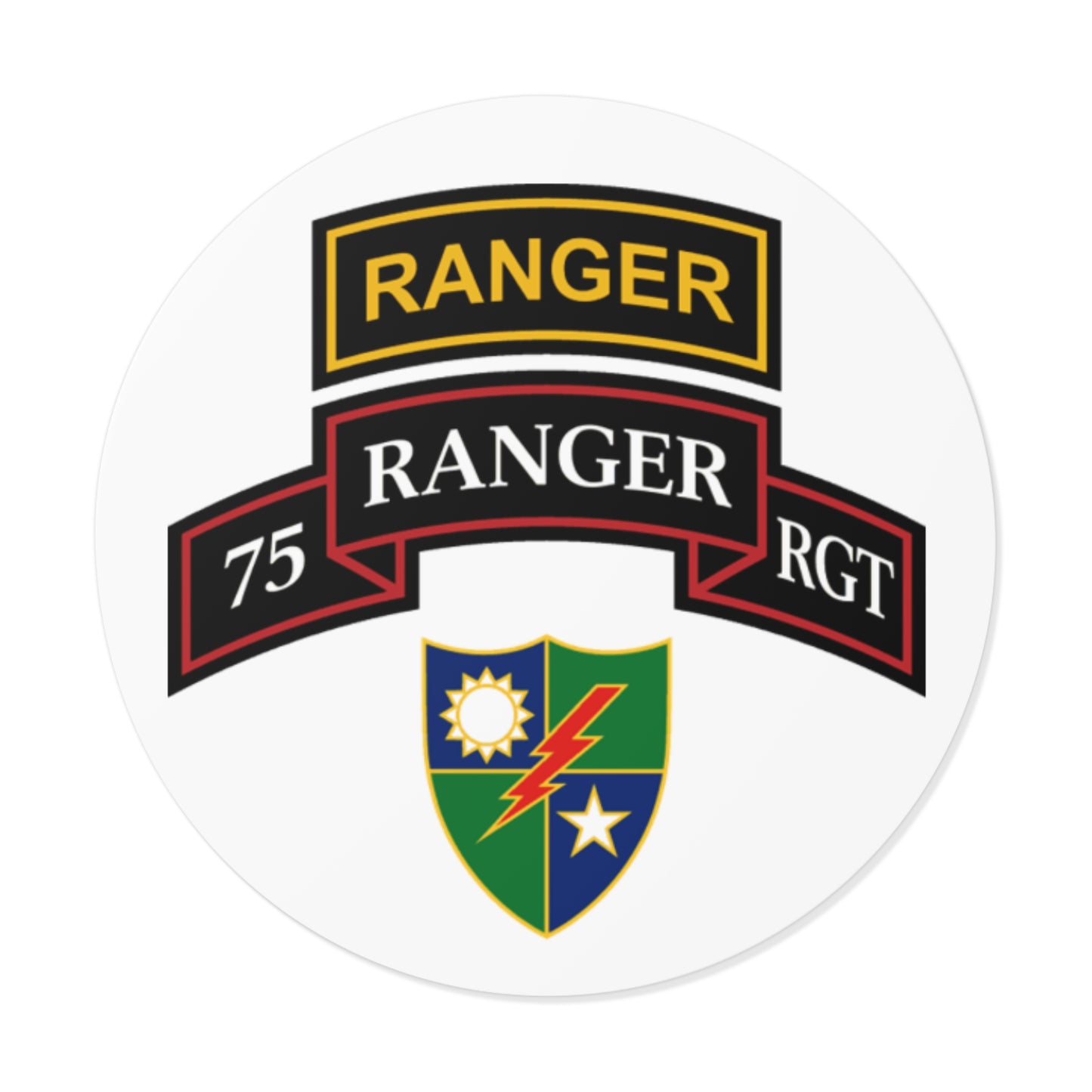 75th Ranger Regiment Stickers