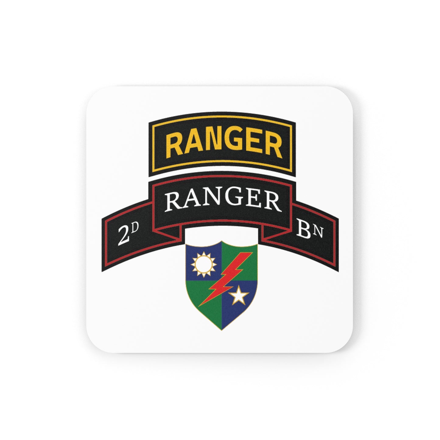 2nd BN 75th Ranger Regiment Coaster